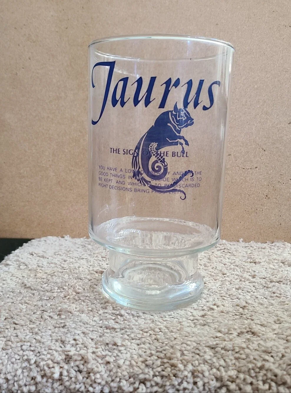 Taurus Glass Pedistal Vase
